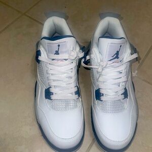 Men Nike Jordan 4s Retro Midnight Navy